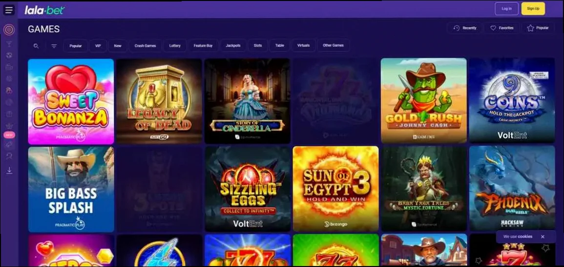 Lalabet casino met tot €1.000 bonus en 150 gratis spins